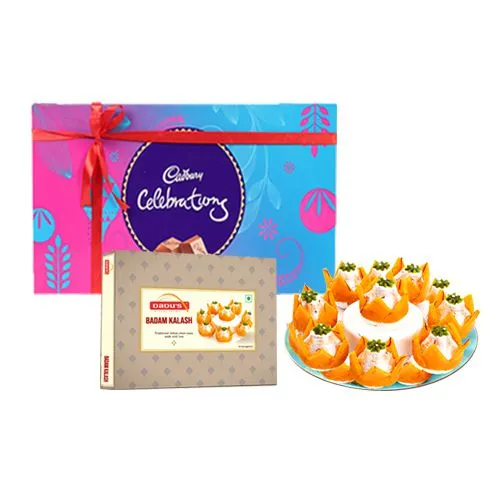 Badam Kalash from Dadus with Cadbury Celebration