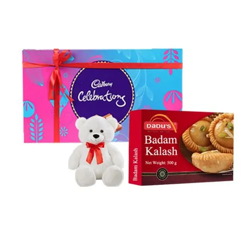 Badam Kalash from Dadus with Teddy N Cadbury Celebration