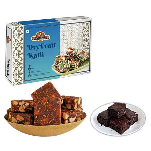 DryFruit Katli from G Pulla Reddy with Brownies