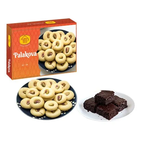 Palakova from Almond House with Brownies