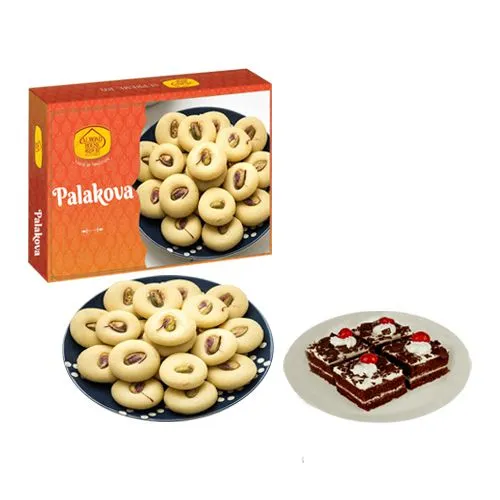 Palakova from Almond House with Chocolate Pastry