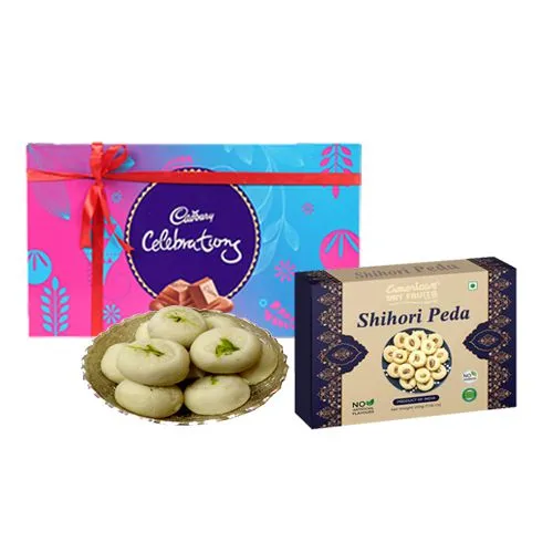 Shihori Peda from American Dry Fruits with Cadbury Celebration
