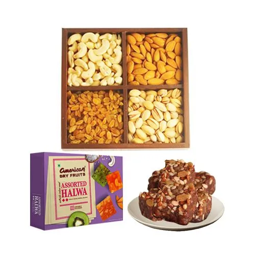 Sugarfree Dry Fruit Halwa from American Dry Fruits with Mixed Dry Fruits