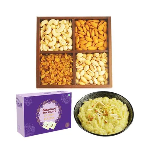 Dudhi Halwa from American Dry Fruits with Assorted Dry Fruits