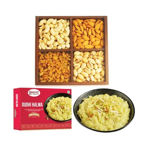 Dudhi Halwa from American Dry Fruits with Mixed Dry Fruits