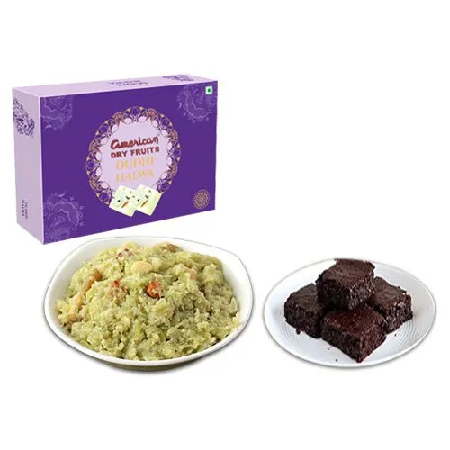 Dudhi Halwa from American Dry Fruits with Brownies