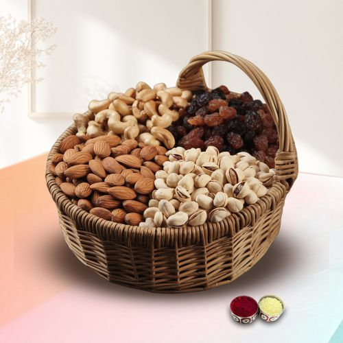 Delicious Assorted Dry Fruits Basket