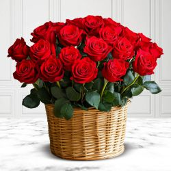 Gift Archangelic Arrangement of 24 Red Roses