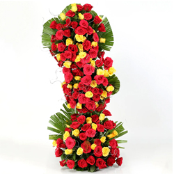 Fantastic Arrangement of 100 Roses Fantastic Arrangement of 100 Roses