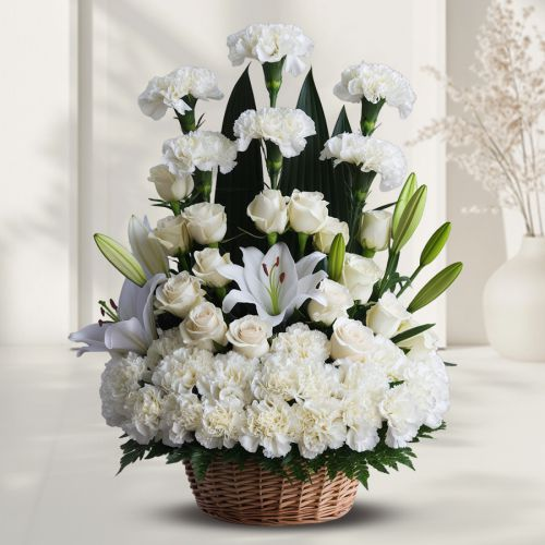 Elegant White Floral Beauty