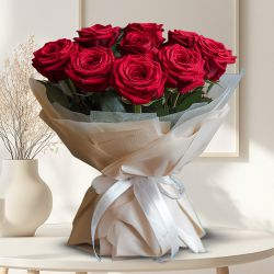 Radiant Red Roses Bouquet