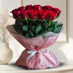 Deliver Red Roses Bouquet Online
