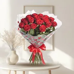 Deliver Dutch Roses Bunch Online