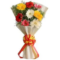 Send Gerberas Bouquet Online for special ones in India