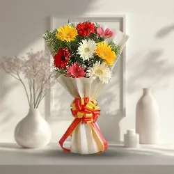 Send Gerberas Bouquet Online for special ones in India