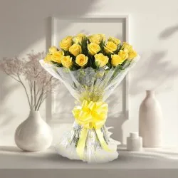 Order Bouquet of Yellow Roses Online