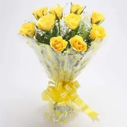 Send Yellow Roses Bunch Online