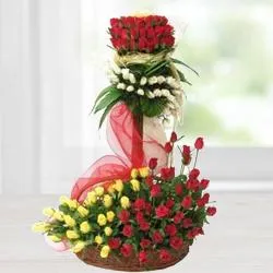 Deliver Hand-Arranged Pompous Roses Online