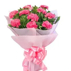 Gift Online Bouquet of Pink Carnation
