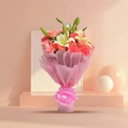 Admiring Mixed Floral Bouquet