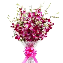 Online Deliver Bouquet of Orchids Stems