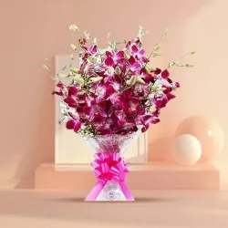 Online Deliver Bouquet of Orchids Stems