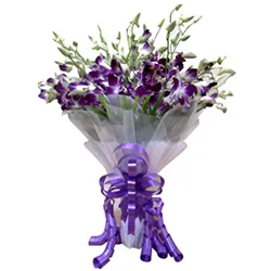 Book Blue Orchids Bouquet Online