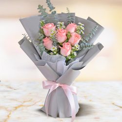 Book Online Bouquet of Pink Roses Book Online Bouquet of Pink Roses