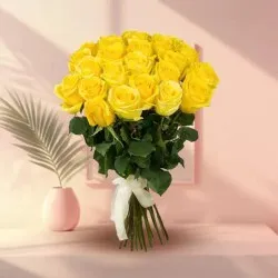 Order Online Bouquet of Yellow Roes