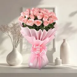 Gift Online Bunch of Pink Roses
