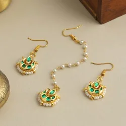 Royal Gold  N  Kundan Jewellery Set