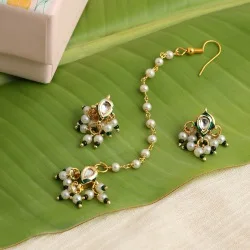 Azure Pearl Elegance Jewelry Ensemble