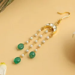 Charming Gold Double Chain Hair Clip