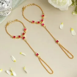 Chic Fuchsia Haath Phool