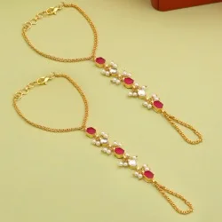 Charming Pink Serenity Hand Chain