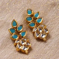 Statement Kundan Jewel Studs