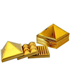 Stunning Lucky Brass metallic Pyramid Stunning Lucky Brass metallic Pyramid