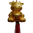 Smiling Gold Plated Feng Shui Rabbit Smiling Gold Plated Feng Shui Rabbit