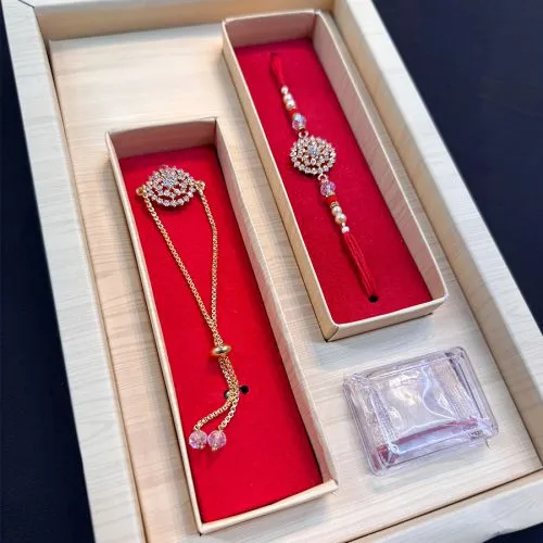 Special Bhai Bhabhi Rakhi Gift Set