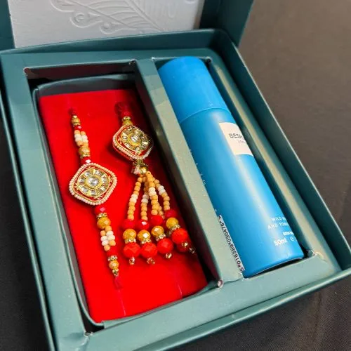 Thoughtful Rakhi & Fragrance Gift Set