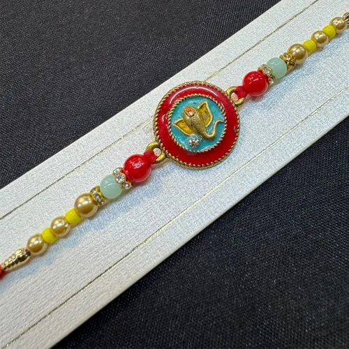 Stunning Ganesha Meenakari Rakhi Pack