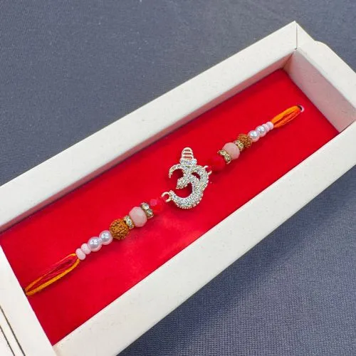 Unique OM Rakhi Gift Set