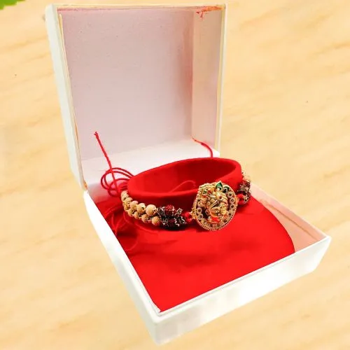 Sacred Krishna Design Rakhi Gift