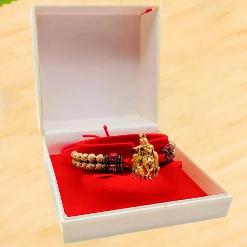 Stunning Krishna Design Rakhi Gift