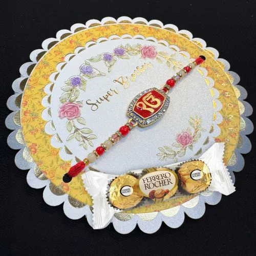 Auspicious Ek Onkar Rakhi & Rocher Treat