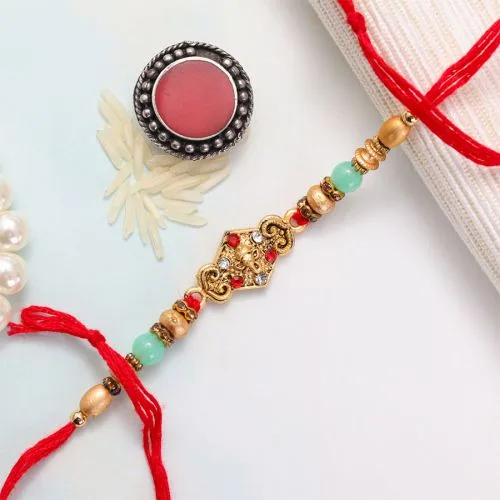 Traditional Ganesha Rakhi Gift