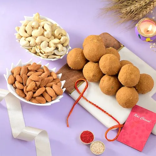Celebrate Rakhi with Sweets and Laddoos
