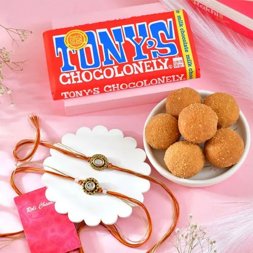 Delightful Rakhi & Treats Ensemble