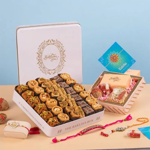 Festive Baklava  N  Rakhi Box