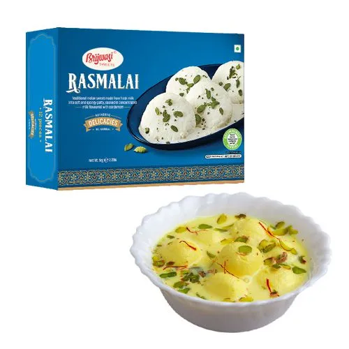 Rasmalai Medium from Brijwasi Sweets